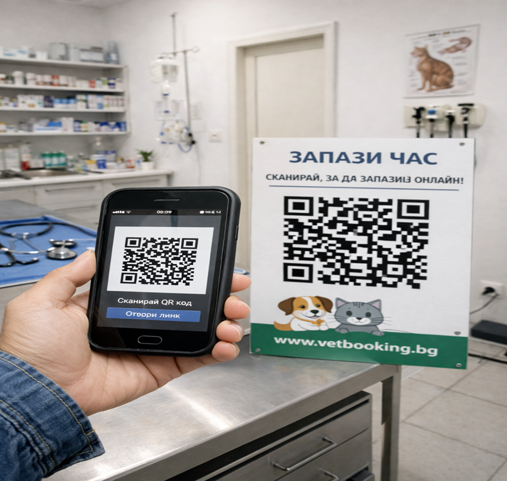 Сканиране на QR код с телефон